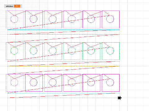 rainbow african squares