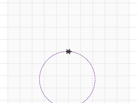 Red Circle Blue scare