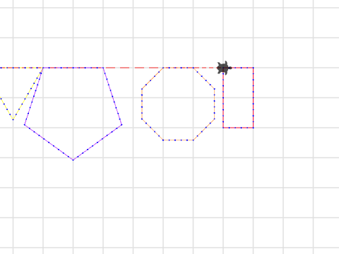 Red Circle Blue Square- RC