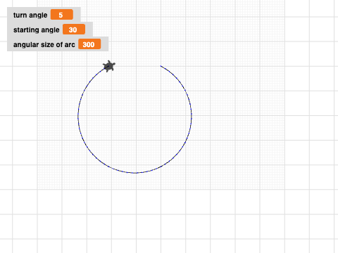 Incomplete circle