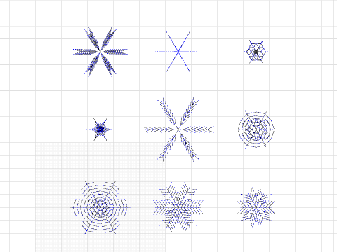 The Beauty of Coding Snowflakes #6