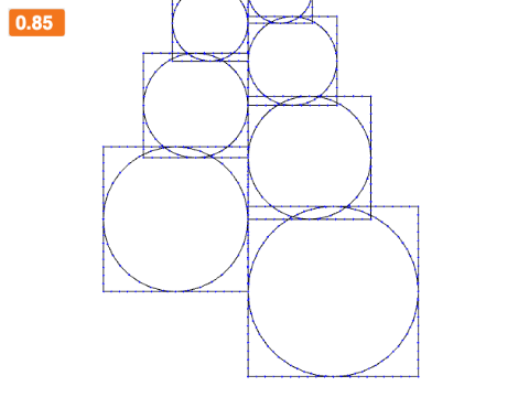 Squares in Circles