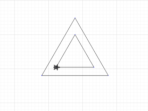 offset the inside of a triangle