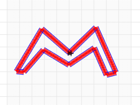 How to make an M logo