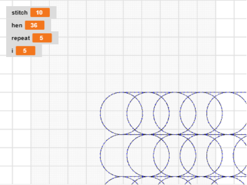 円を連続で描く2