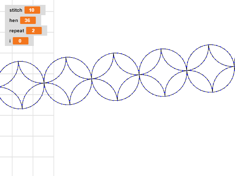 円を連続で描く2