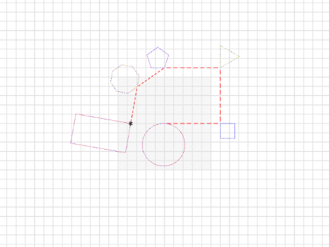 Red Cirle Blue Square JLF