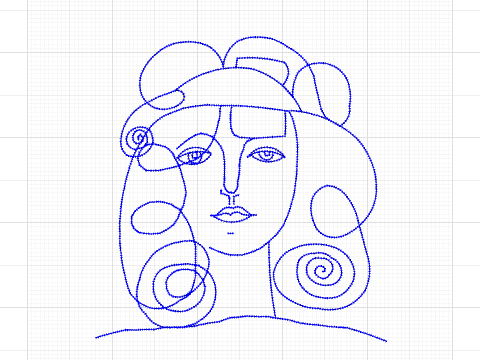 Tracing In Turtlestitch With Arcs