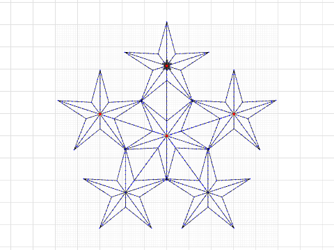 Cynthias Pointed Stars