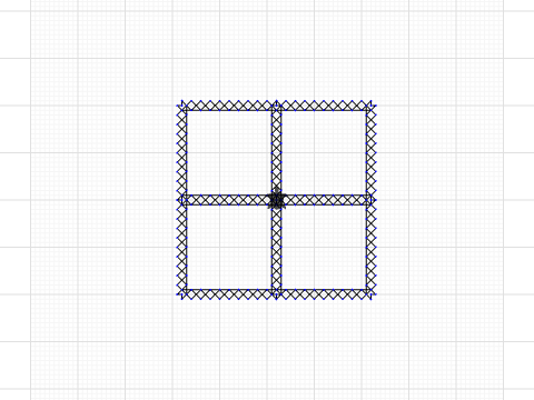 quadrat fet de cuadrat mes cuadrats
