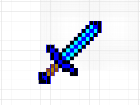 Minecraft Dimond Sword