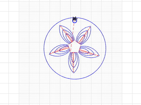 Christmas Ball with light lights