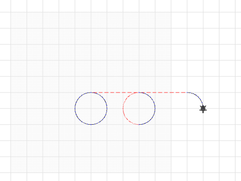 leo turtle stitch circle ( cont.)