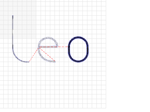 leo turtle stitch word Leo