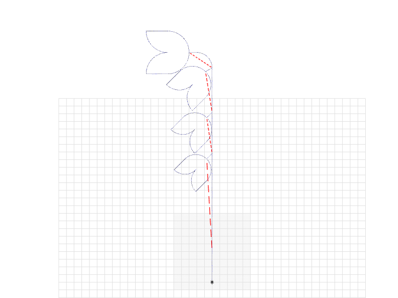 hummingbird and flowers