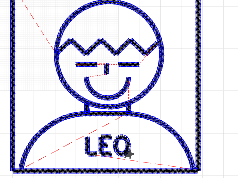 leo turtle stitch self portrait 2