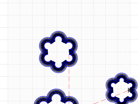 leo turtle stitch 3 flower petal