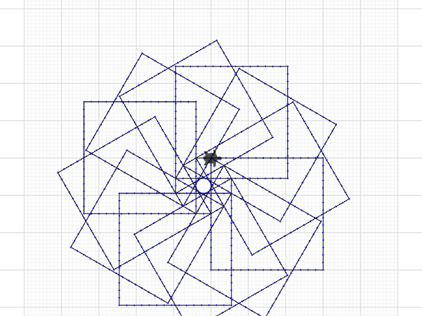 Test 2 - square flower