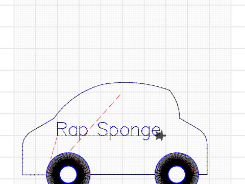032626 Rap Sponge first embroidery