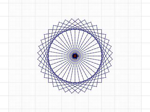 repeated square aka donut holes