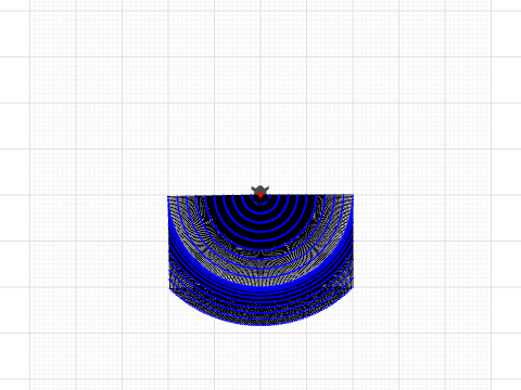 100 repeated squares