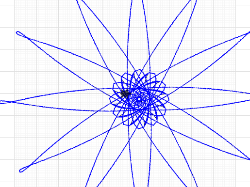 Artemis II ridotta - vettore