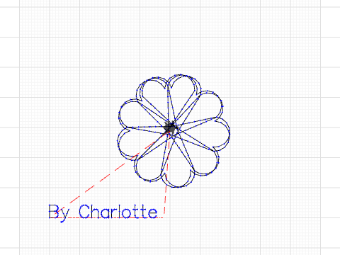 Flower finished project by charlotte