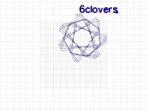 my first design haha 6clover