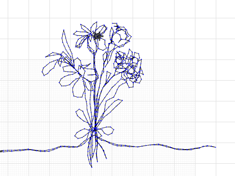 freehand drawing - Starter Blumen