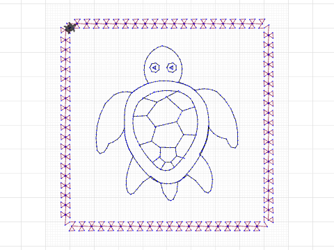 FAB 26 -  A Turtle Mug Rug