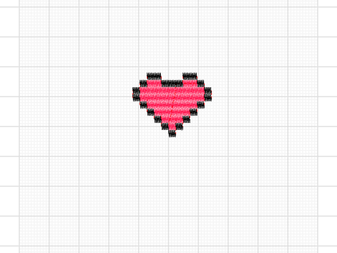 pixel muster malen multicolor