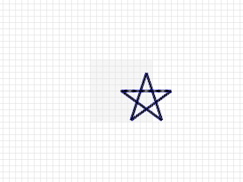 8 cm all sides star Mike