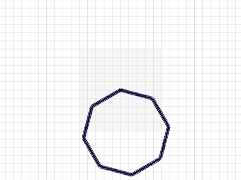 pointed top octogon