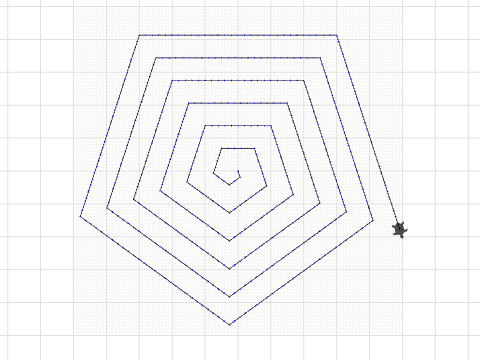 Pentagon pattern 