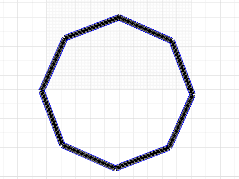 Octagon on the point