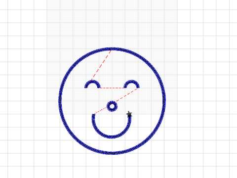Cursed looking smiley face