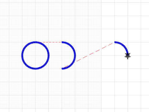 ONE CIRCLE HALF CIRCLE QUATER CIRCLE