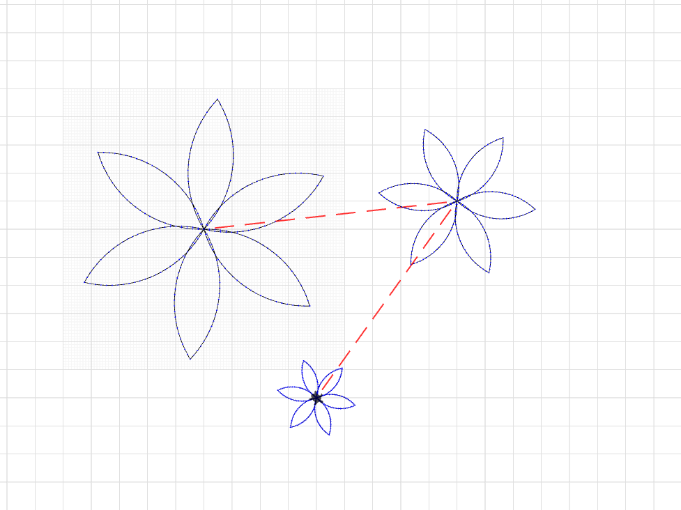 4.7 Scaling with a petal for flowers Aubany